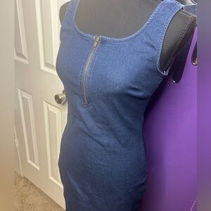 Derek Heart Women’s Bodycon Denim Knee Length Dress